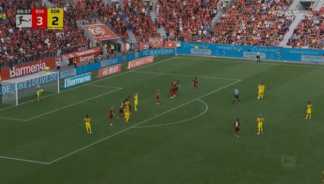 هدف بوروسيا دورتموند الرائع في مرمي باير ليفركوزن رافائيل جوريرو