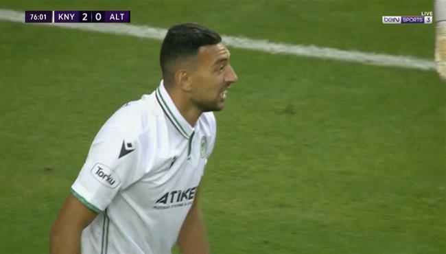 كوكا كاد ان يسجل هدف في مباراة كونيا سبور والتاي