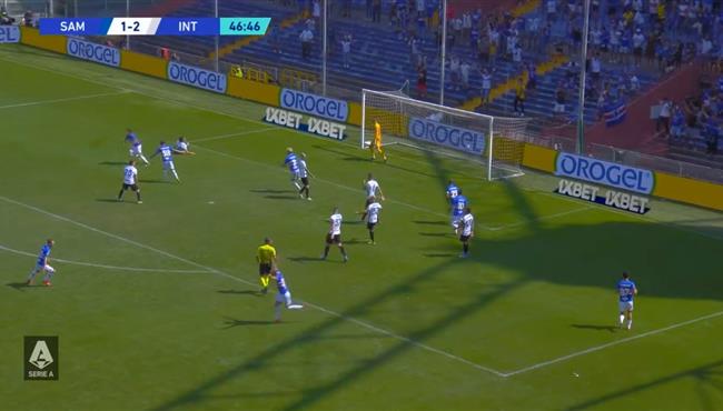 اهداف مباراة انتر ميلان وسامبدوريا 2 2 الدوري الايطالي