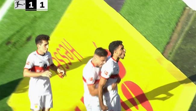 اهداف مباراة شتوتجارت وفرانكفورت 1 1 الدوري الالماني