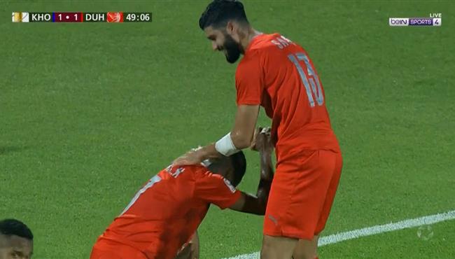 فرجاني ساسي يصنع هدف الدحيل الثاني في مرمي الخور