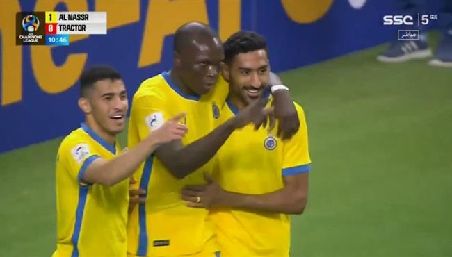 هدف فوز النصر علي تركتور 1 0 دوري ابطال اسيا