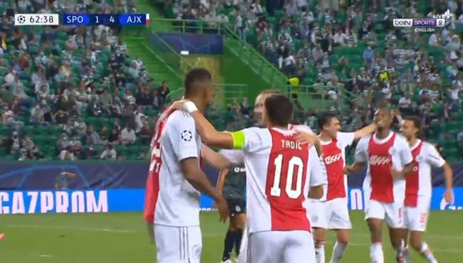 اهداف مباراة اياكس وسبورتينج لشبونة 5 1 دوري ابطال اوروبا