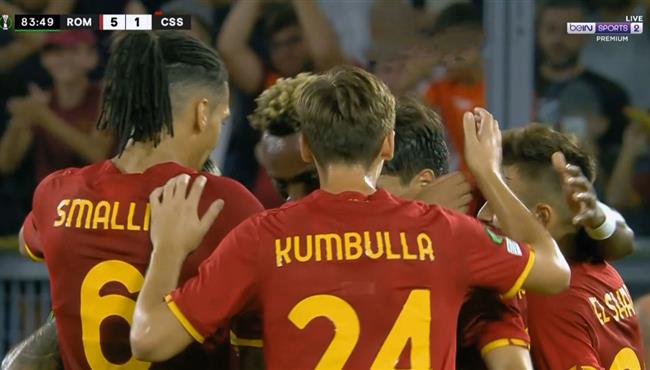 اهداف مباراة روما وسسكا صوفيا 5 1 دوري المؤتمر الأوروبي