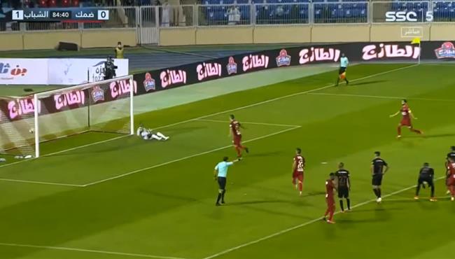 اهداف مباراة ضمك والشباب 1 1 الدوري السعودي