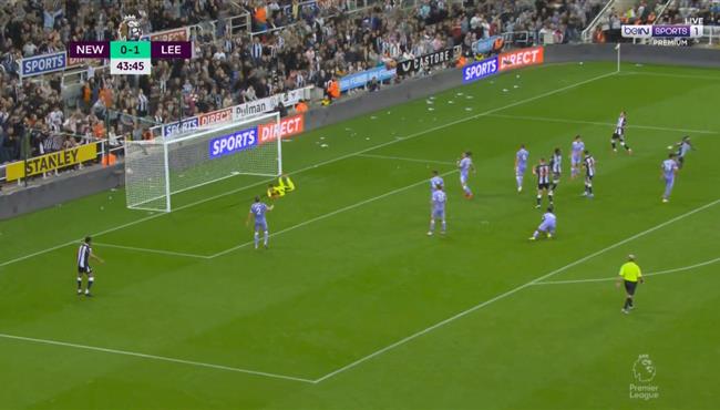 اهداف مباراة ليدز يونايتد ونيوكاسل 1 1 الدوري الانجليزي