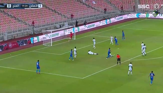 اهداف مباراة الفتح والاهلي 1 1 الدوري السعودي
