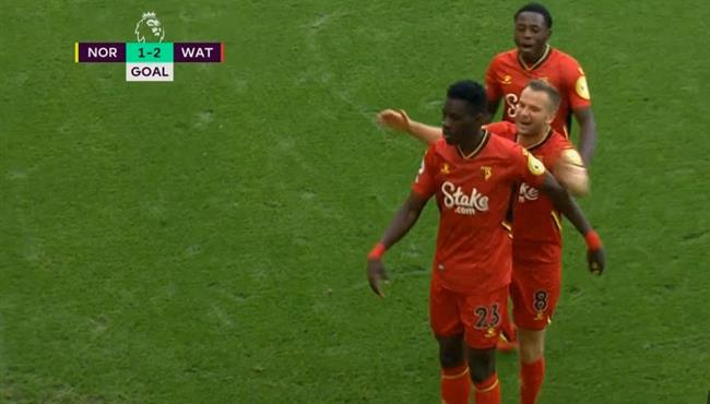 اهداف مباراة واتفورد ونورويتش سيتي 3 1 الدوري الانجليزي