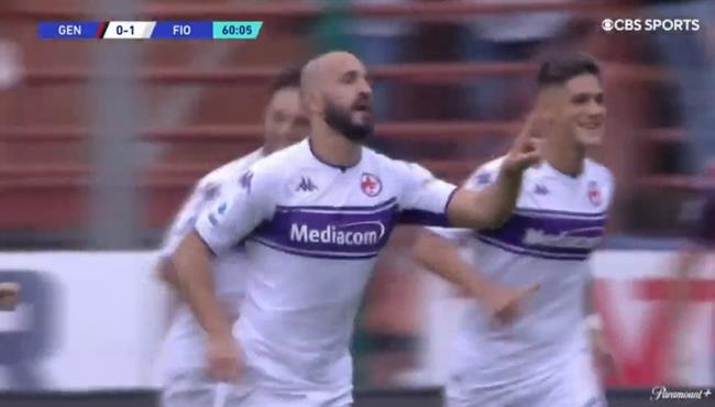 اهداف مباراة فيورنتينا وجنوي 2 1 الدوري الايطالي