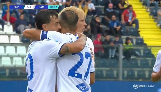 اهداف مباراة سامبدوريا وامبولي 3 0 الدوري الايطالي