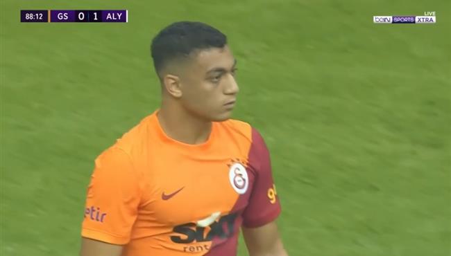 مصطفي محمد يهدر هدف محقق امام الانيا سبور في الوقت القاتل