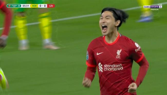 هدف ليفربول الاول في مرمي نورويتش سيتي مينامينو