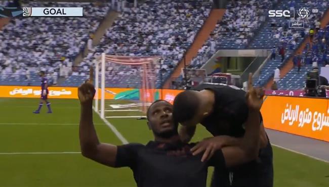 هدف الشباب الاول في مرمي الهلال ايجالو