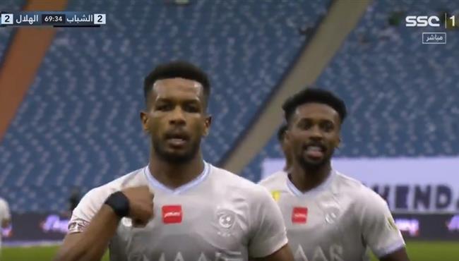 هدف تعادل الهلال مع الشباب 2 2 علي البليهي