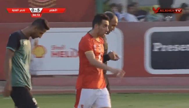 هدف كريم فؤاد في مرمي الغابة مبارة ودية