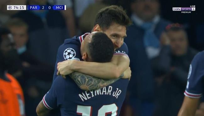 اهداف مباراة باريس سان جيرمان ومانشستر سيتي 2-0 دوري ابطال اوروبا