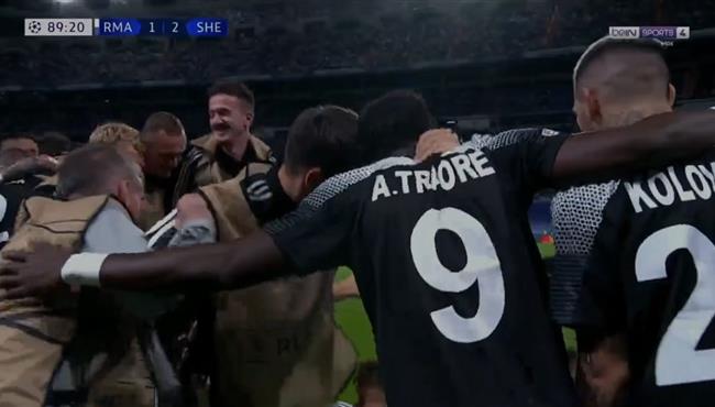 هدف شيريف الثاني القاتل في مرمي ريال مدريد بدوري ابطال اوروبا