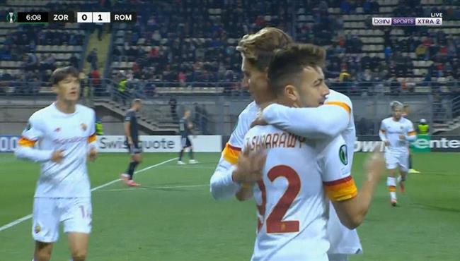 اهداف مباراة روما وزوريا لوهانسك 3 0 دوري المؤتمر الاوروبي