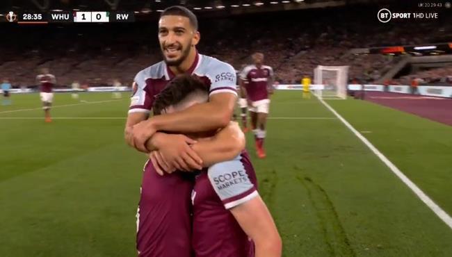 اهداف مباراة وست هام ورابيد فيينا 2 0 الدوري الاوروبي