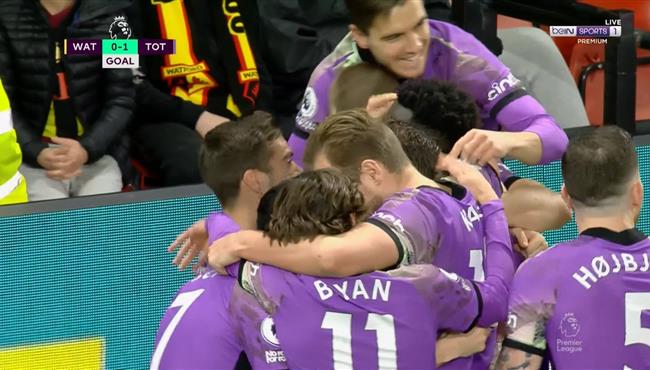 هدف فوز توتنهام القاتل علي واتفورد 1 0 الدوري الانجليزي