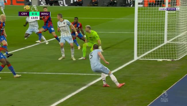 تألق جوايتا وتصديه علي مرتين يحرم وست هام من تسجيل هدف محقق امام كريستال بالاس