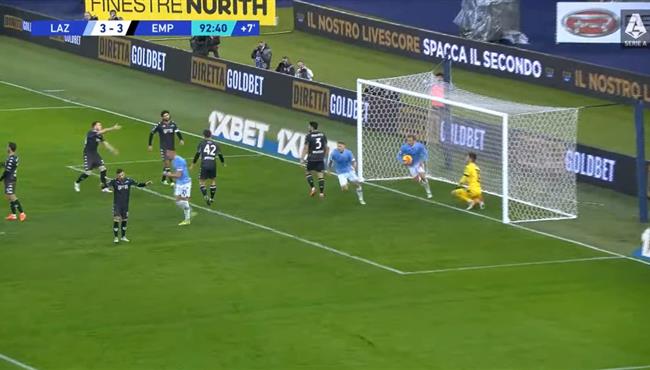 اهداف مباراة لاتسيو وامبولي 3 3 الدوري الايطالي