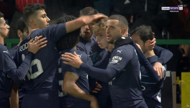 اهداف مباراة مانشستر سيتي وسويندون تاون 4 1 كاس الاتحاد الانجليزي