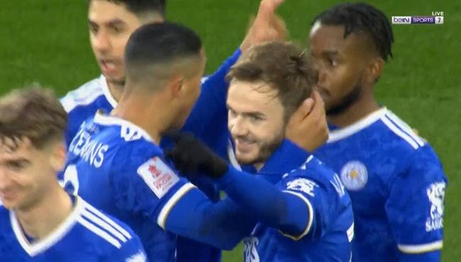 اهداف مباراة ليستر سيتي وواتفورد 4 1 كاس الاتحاد الانجليزي