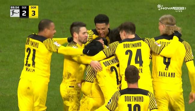 اهداف مباراة بوروسيا دورتموند واينتراخت فرانكفورت المثيرة 3 2 الدوري الالماني