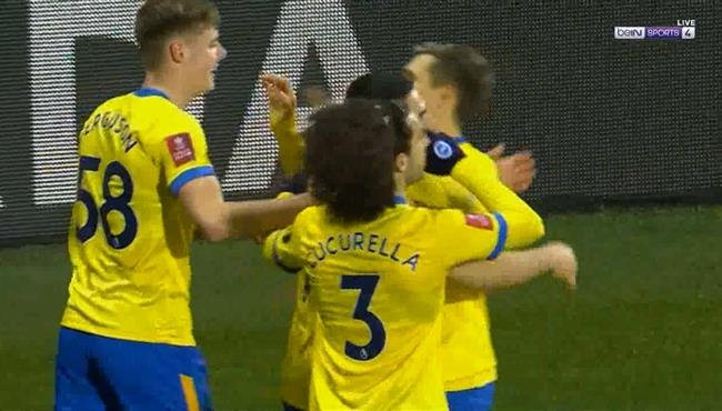 اهداف مباراة برايتون ووست بروميتش 2 1 كاس الاتحاد الانجليزي