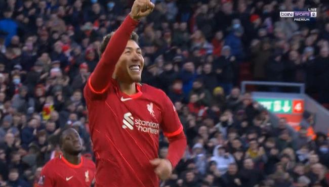 هدف فيرمينو الرائع بالكعب في مرمي شروزبري بكأس الاتحاد الانجليزي