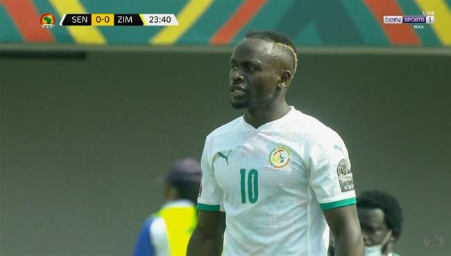ساديو ماني كاد ان يسجل هدف رائع للسنغال امام زيمبابوي