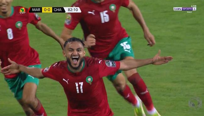 هدف سفيان بوفال في مرمي غانا بكاس امم افريقيا