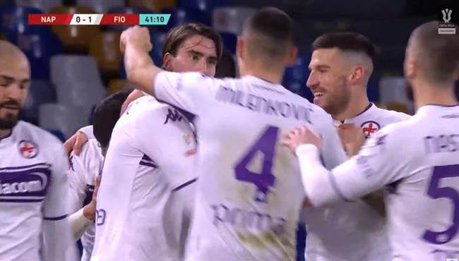 ملخص واهداف نابولي وفيورنتينا 2 5 كأس ايطاليا