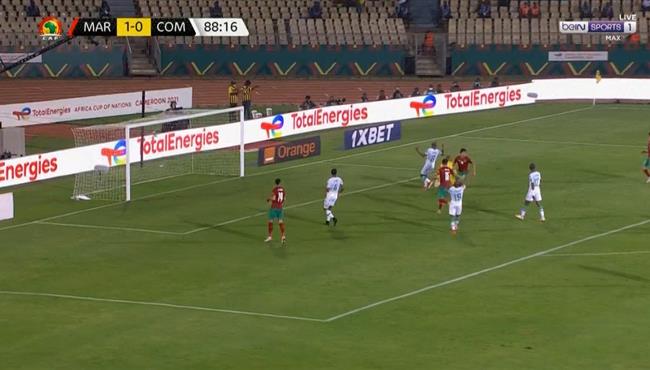 هدف المغرب الثاني في مرمي جزر القمر 2 0 كاس امم افريقيا
