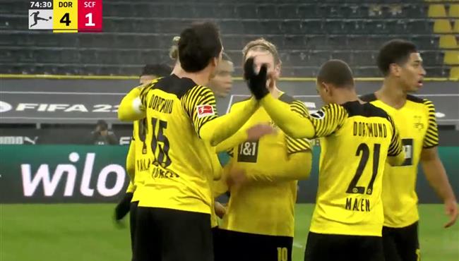 ملخص واهداف مباراة بوروسيا دورتموند وفرايبورج 5 1 الدوري الالماني