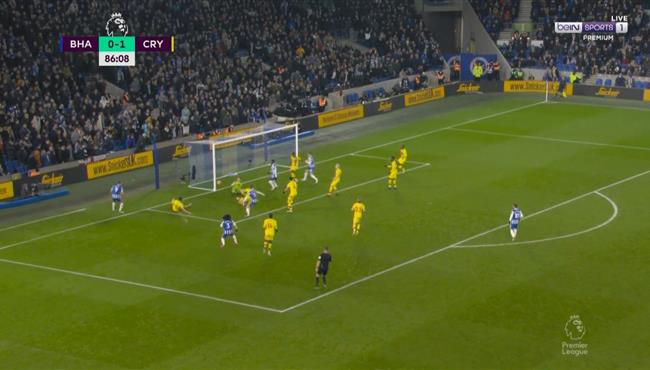 اهدف مباراة كريستال بالاس وبرايتون 1 1 الدوري الانجليزي
