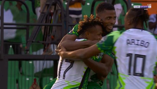 هدف نيجيريا الاول في مرمي السودان بكاس امم افريقيا