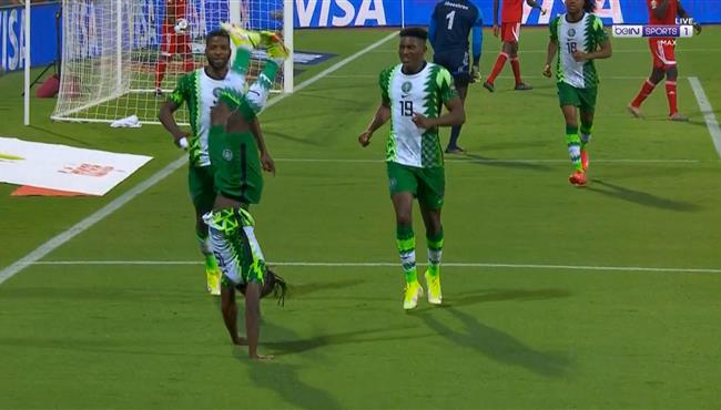 هدف نيجيريا الثالث في مرمي السودان بكاس امم افريقيا