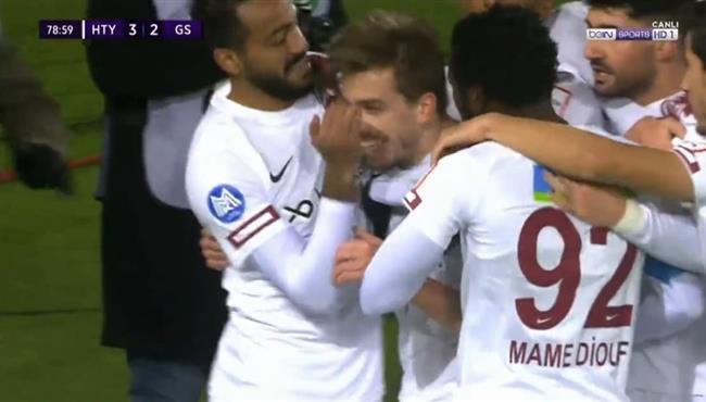 اهداف مباراة هاتاي سبور وجالطة سراي 4 2 الدوري التركي