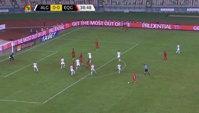 لاعب غينيا الاستوائية كاد ان يسجل هدف عالمي امام الجزائر