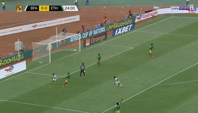 هدف بوركينا فاسو الاول في مرمي اثيوبيا 1 0 كاس امم افريقيا