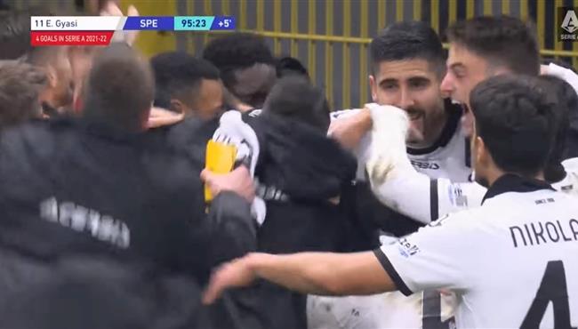 اهداف مباراة ميلان وسبيزيا 1 2 الدوري الايطالي