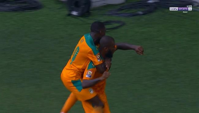 هدف كوت ديفوار الاول في مرمي الجزائر بكاس امم افريقيا