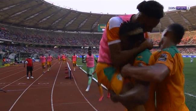 هدف كوت ديفوار الثاني في مرمي الجزائر بكاس امم افريقيا