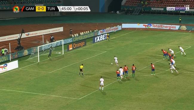 سيف الدين الجزيري يهدر ركلة جزاء امام جامبيا بكاس امم افريقيا