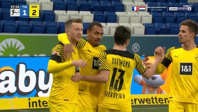 اهداف مباراة بوروسيا دوتموند وهوفنهايم 3 2 الدوري الالماني