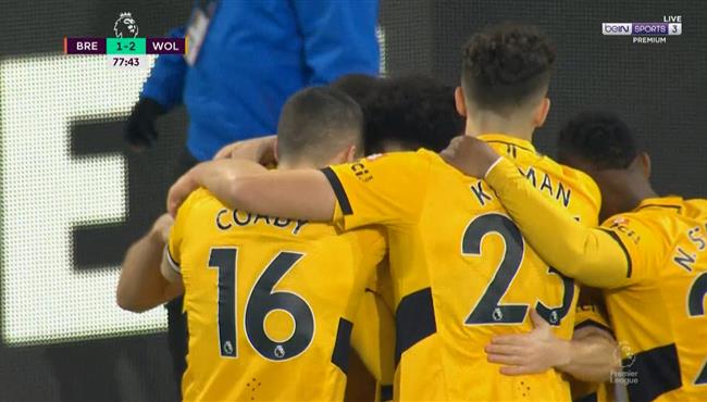 اهداف مباراة ولفرهامبتون وبرينتفورد 2 1 الدوري الانجليزي