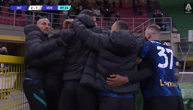 اهداف مباراة انتر ميلان وفينيتسيا 2 1 الدوري الايطالي