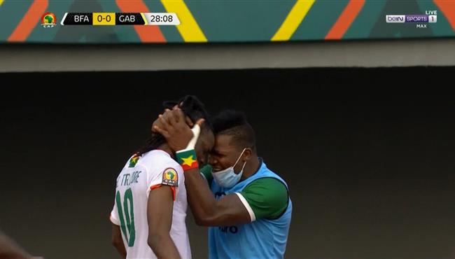 هدف بوركينا فاسو الاول في مرمي الجابون بكاس امم افريقيا